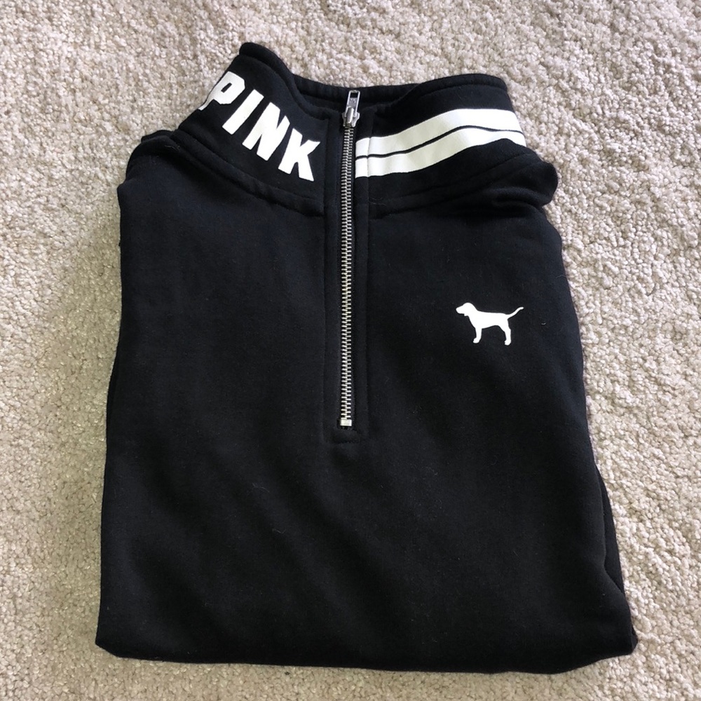 NWOT PINK quarter zip